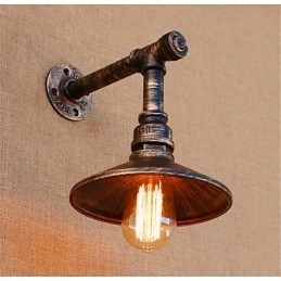 Rustic Lodge Country Antique Brass -ominaisuus Ambient Light -seinävalaisimiin