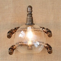 Rustic Lodge Country Antique Brass -ominaisuus Ambient Light -seinävalaisimiin