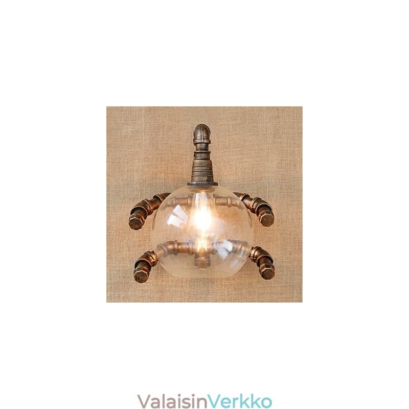 Rustic Lodge Country Antique Brass -ominaisuus Ambient Light -seinävalaisimiin