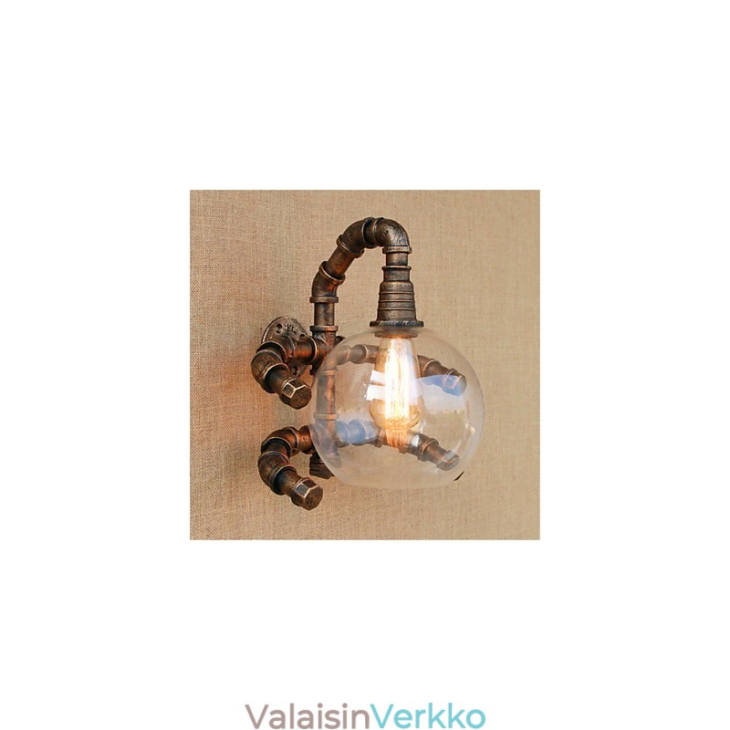Rustic Lodge Country Antique Brass -ominaisuus Ambient Light -seinävalaisimiin