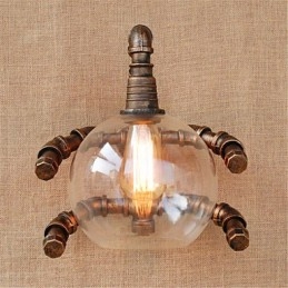 Rustic Lodge Country Antique Brass -ominaisuus Ambient Light -seinävalaisimiin