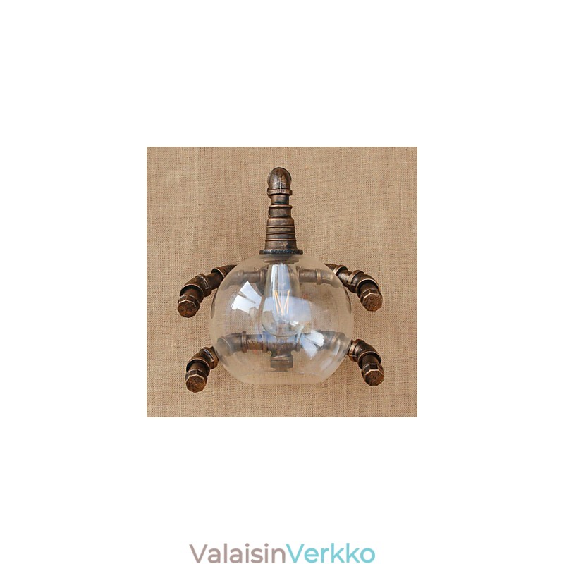 Rustic Lodge Country Antique Brass -ominaisuus Ambient Light -seinävalaisimiin