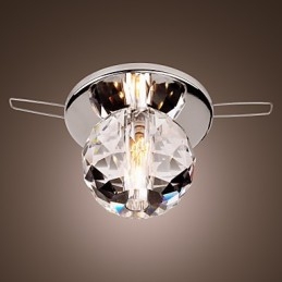 Moderni nykyaikainen Crystal Mini Style kromimetalli uppoteline