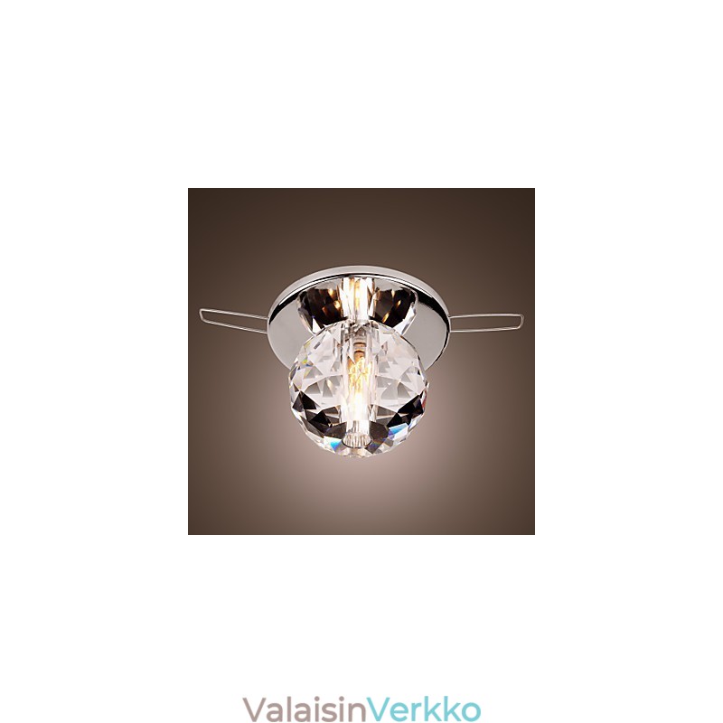 Moderni nykyaikainen Crystal Mini Style kromimetalli uppoteline
