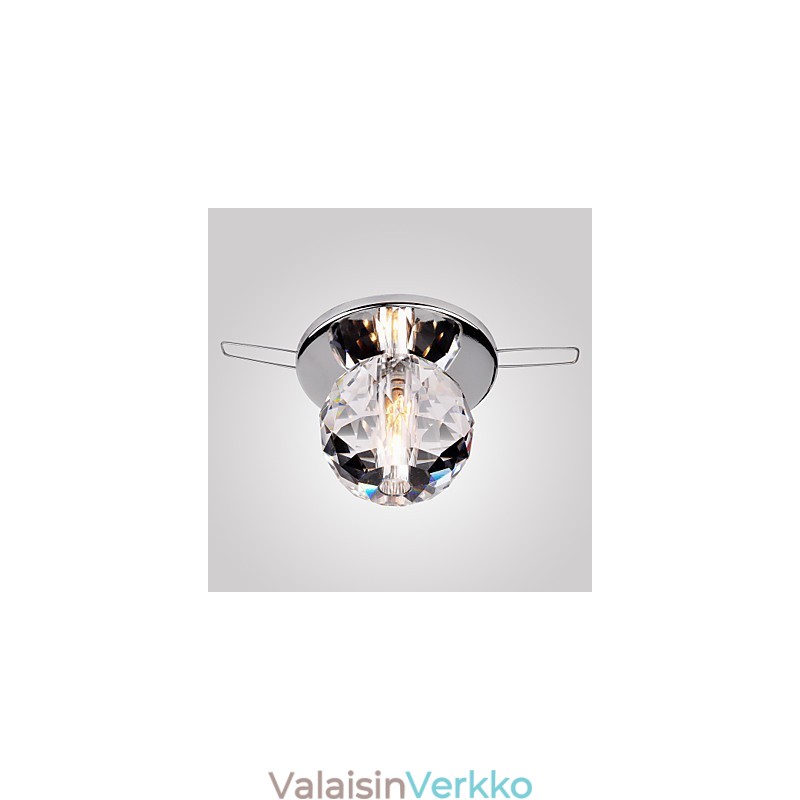 Moderni nykyaikainen Crystal Mini Style kromimetalli uppoteline