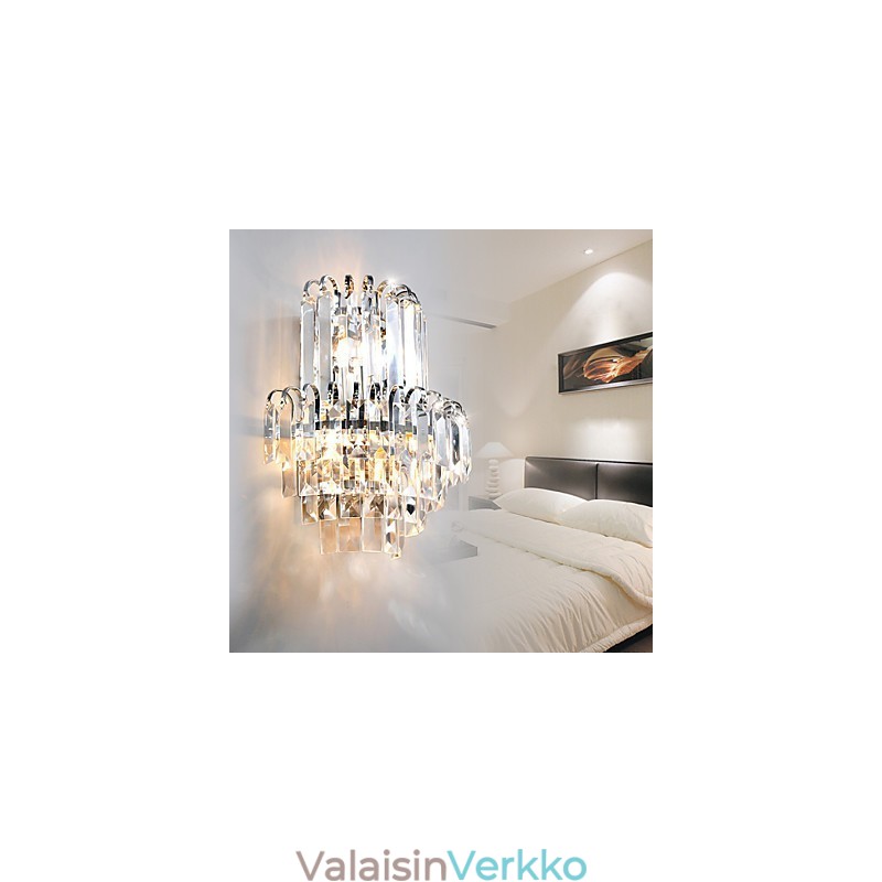 Seinävalaisimet Crystal Modern Contemporary Glass