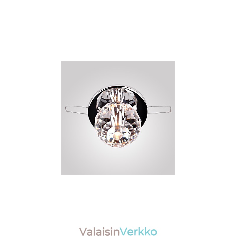 Moderni nykyaikainen Crystal Mini Style kromimetalli uppoteline