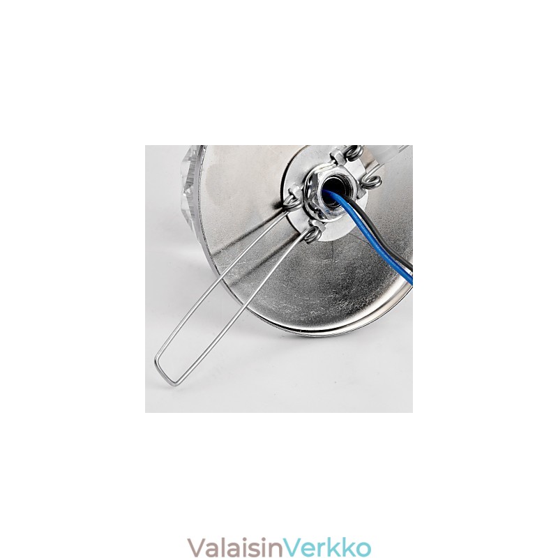 Moderni nykyaikainen Crystal Mini Style kromimetalli uppoteline