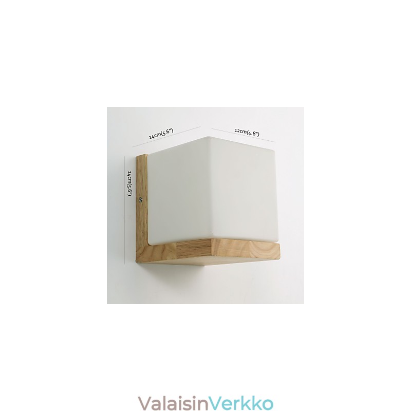 Puiset seinävalaisimet Lasivarjostin 110 V TAI 220 V Maa-uutuus