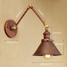 Seinävalaisin Messinki Vintage Industrial Seinävalaisin Valo Kodin Valaistus Sisustus Seinävalaisin