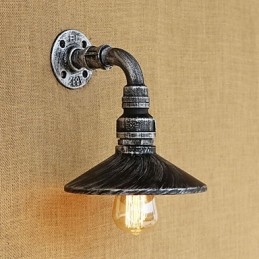 Rustic Lodge Country Retro Painting Feature Mini Style Ambient Light -seinävalaisimiin