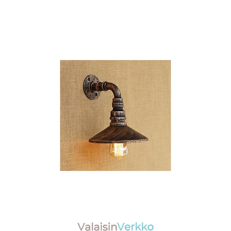 Rustic Lodge Country Retro Painting Feature Mini Style Ambient Light -seinävalaisimiin