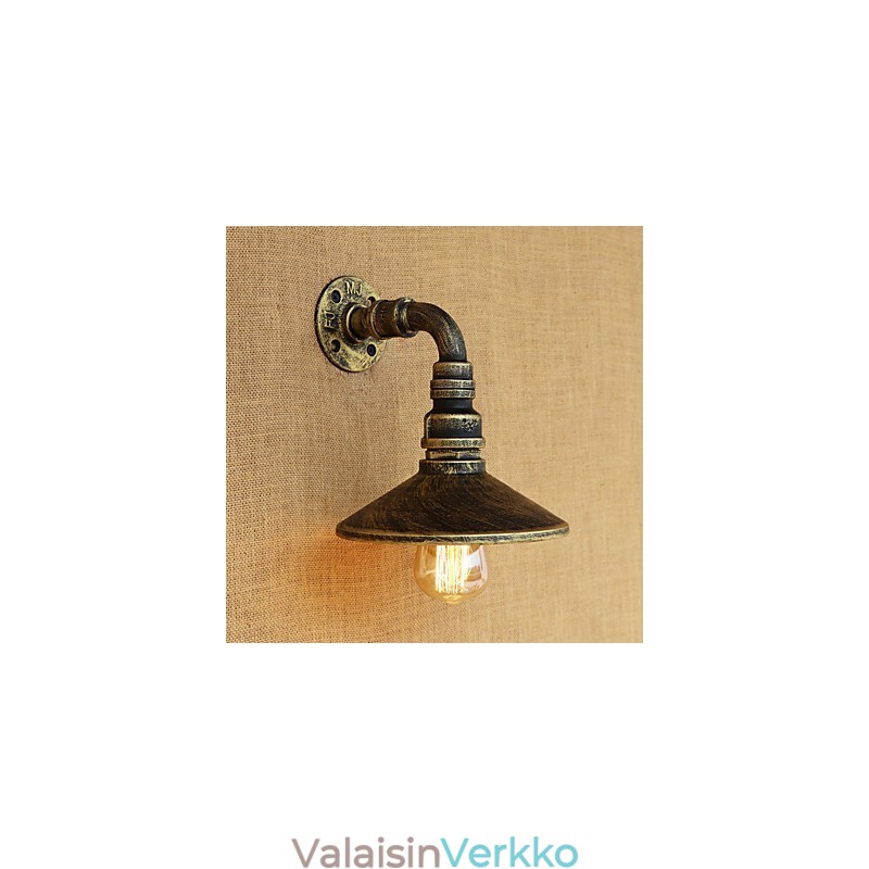 Rustic Lodge Country Retro Painting Feature Mini Style Ambient Light -seinävalaisimiin
