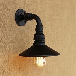 Rustic Lodge Country Retro Painting Feature Mini Style Ambient Light -seinävalaisimiin