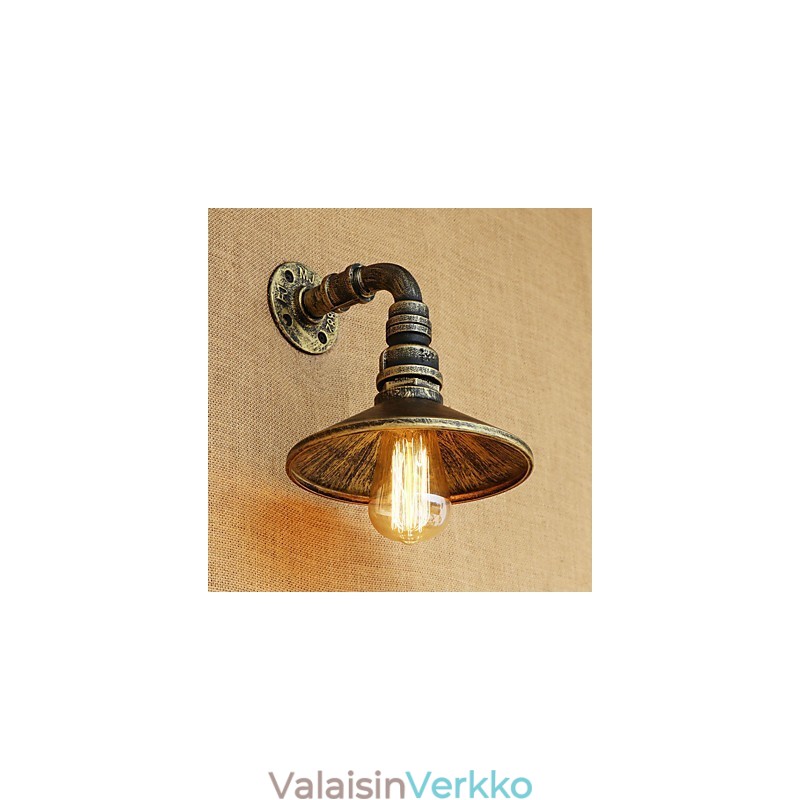 Rustic Lodge Country Retro Painting Feature Mini Style Ambient Light -seinävalaisimiin