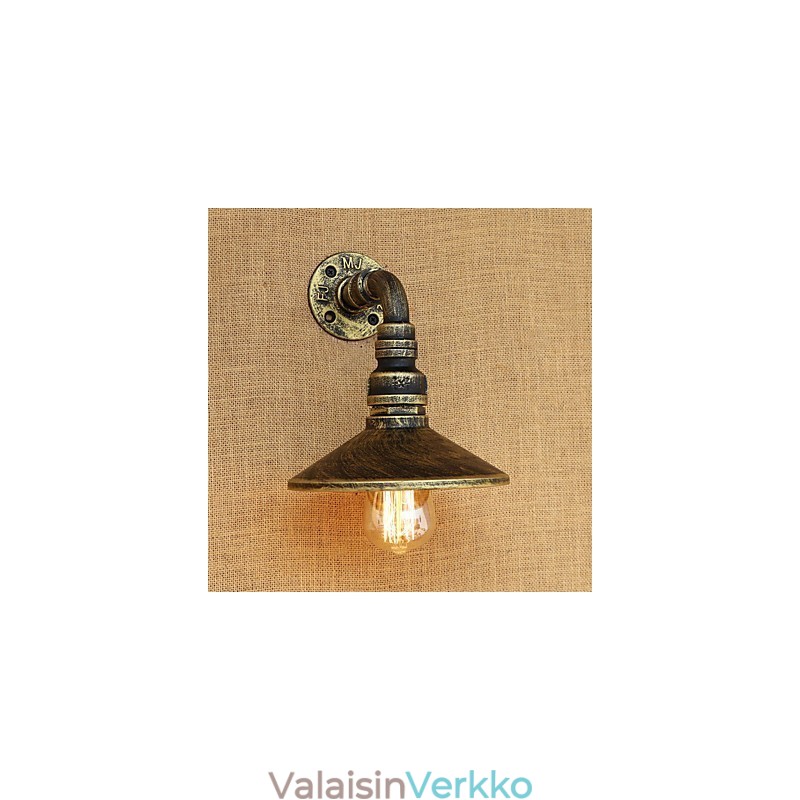 Rustic Lodge Country Retro Painting Feature Mini Style Ambient Light -seinävalaisimiin