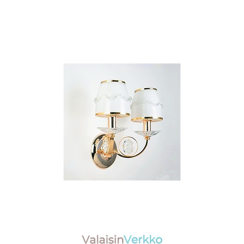 Moderni nykyaikainen galvanoitu ominaisuus Crystal Swing Varren silmiensuojaukseen ympäristön valo seinävalaisimet seinä