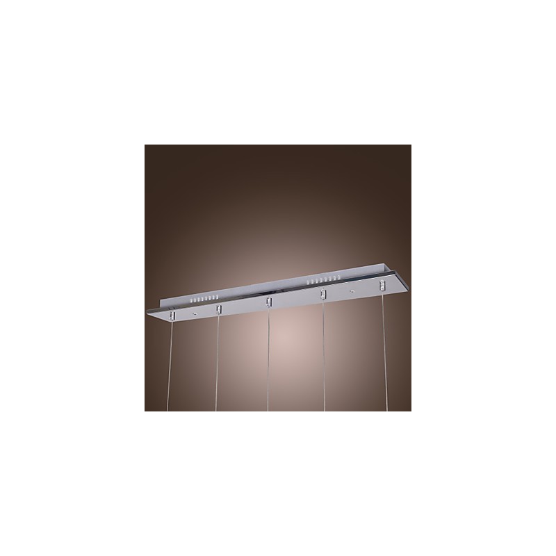 Moderni nykyaikainen Island Crystal -kromiriippuvalaisin