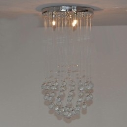 Perinteinen klassinen Crystal Crystal Crystal Metal Uppoteline