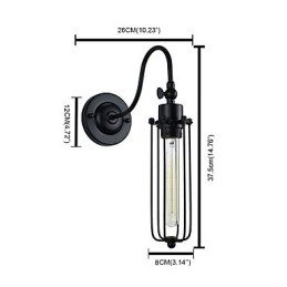 Rustic Lodge Perinteinen klassinen maalausominaisuus Downlight-seinävalaisimille