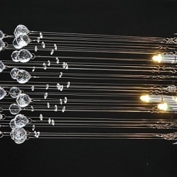 Perinteinen klassinen Crystal Crystal Crystal Metal Uppoteline