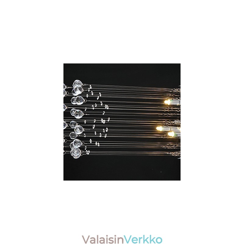 Perinteinen klassinen Crystal Crystal Crystal Metal Uppoteline