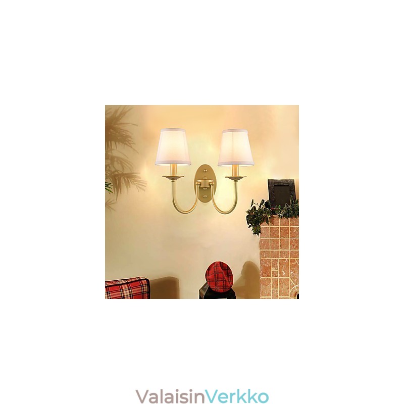 Rustic Lodge Simple Vintage Painting Feature Ambient Light -seinävalaisimet