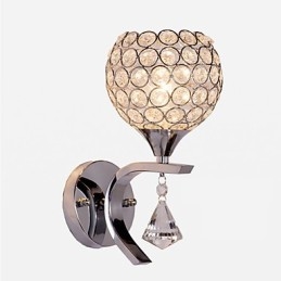 Max Crystal Modern nykyaikainen galvanoitu ominaisuus Crystal Ambient Light -seinävalaisimiin