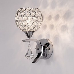 Max Crystal Modern nykyaikainen galvanoitu ominaisuus Crystal Ambient Light -seinävalaisimiin