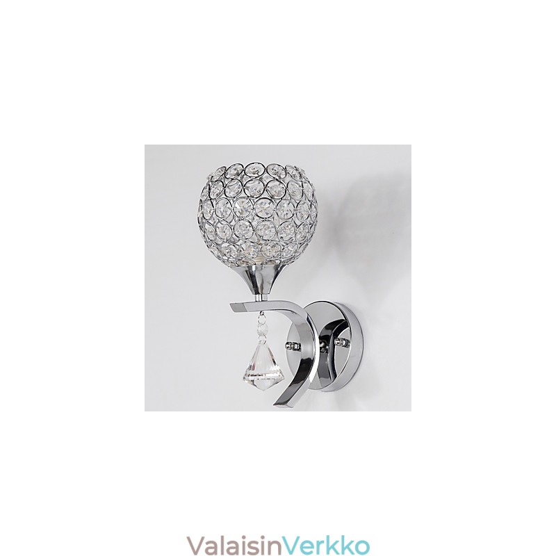 Max Crystal Modern nykyaikainen galvanoitu ominaisuus Crystal Ambient Light -seinävalaisimiin