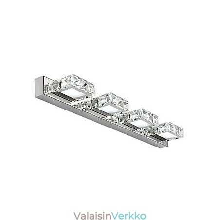 Kylpyhuoneen turhamaisuus Light Crystal Make Up Mirror Light 4 valoa Kylpyhuoneen makuuhuoneen valaistus Kylpyhuoneen turhamaisuus Light Crystal Make Up Mirror Light 4 valoa Kylpyhuoneen makuuhuoneen valaistus