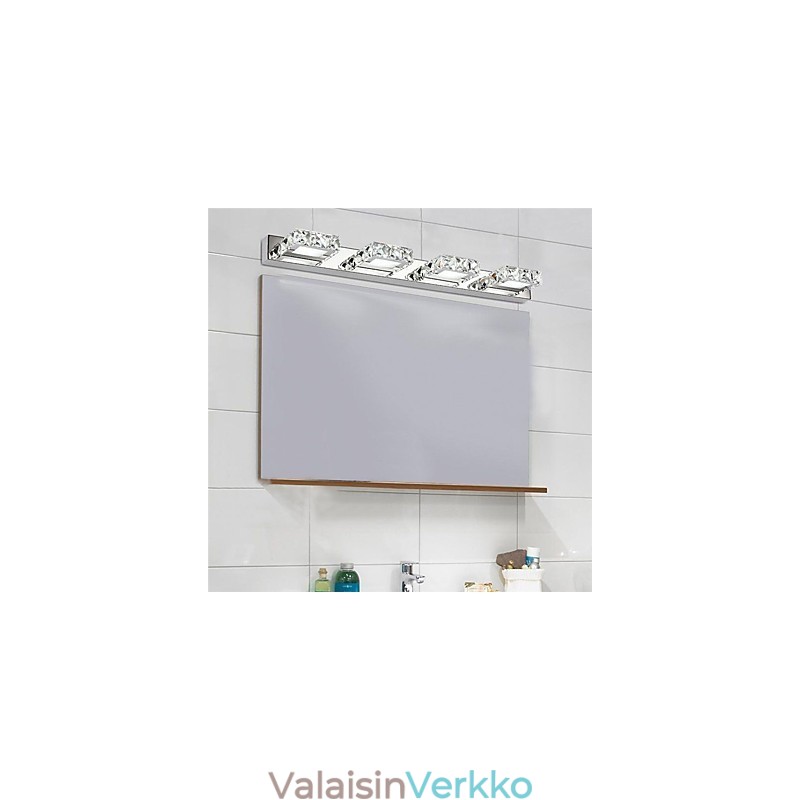 Kylpyhuoneen turhamaisuus Light Crystal Make Up Mirror Light 4 valoa Kylpyhuoneen makuuhuoneen valaistus