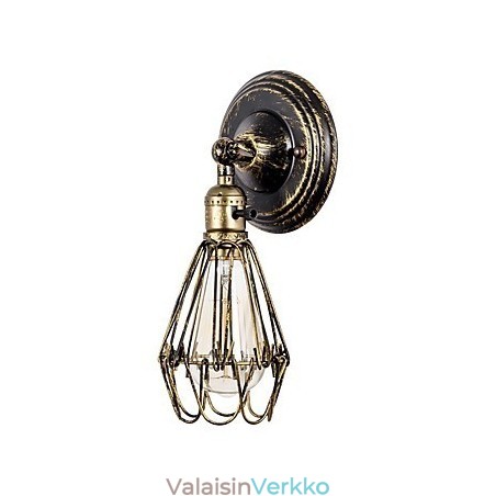 Seinävalaisimet Vintage sisäkäyttöön kulmassa säädettävä metalliseinävalaisin Retrolangallinen häkkiseinävalaisin Seinävalaisimet Vintage sisäkäyttöön kulmassa säädettävä metalliseinävalaisin Retrolangallinen häkkiseinävalaisin