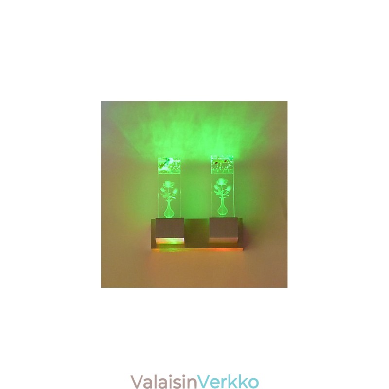 Monivärinen uutuusominaisuus Mini Style Ambient Light -seinälamppuihin Seinävalaisin Lamp Rose Light