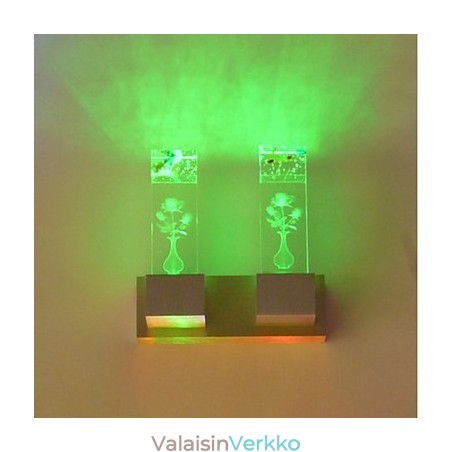 Monivärinen uutuusominaisuus Mini Style Ambient Light -seinälamppuihin Seinävalaisin Lamp Rose Light Monivärinen uutuusominaisuus Mini Style Ambient Light -seinälamppuihin Seinävalaisin Lamp Rose Light