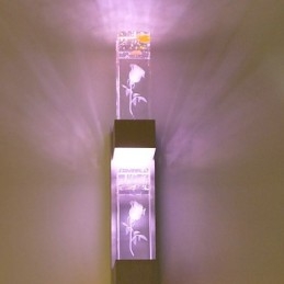 Monivärinen uutuusominaisuus Mini Style Ambient Light -seinälamppuihin Seinävalaisin Lamp Rose Light