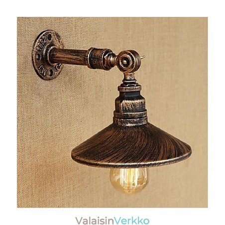 Industrial Style Nordic Water Pipe Seinävalaisin Seinä Vaaleanruskea Vanha Industrial Style Nordic Water Pipe Seinävalaisin Seinä Vaaleanruskea Vanha