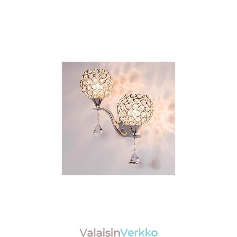 Moderni minimalistinen olohuone käytävä käytävä Crystal seinävalaisin