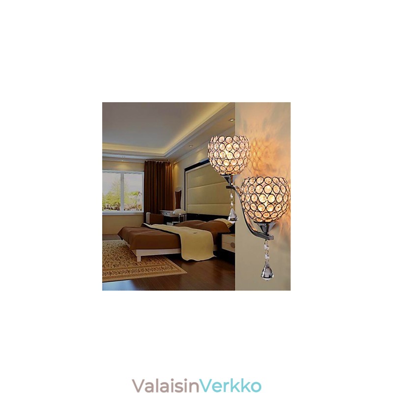 Moderni minimalistinen olohuone käytävä käytävä Crystal seinävalaisin