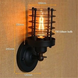 Rustic Lodge Country Antique Brass -ominaisuus Ambient Light -seinävalaisimiin