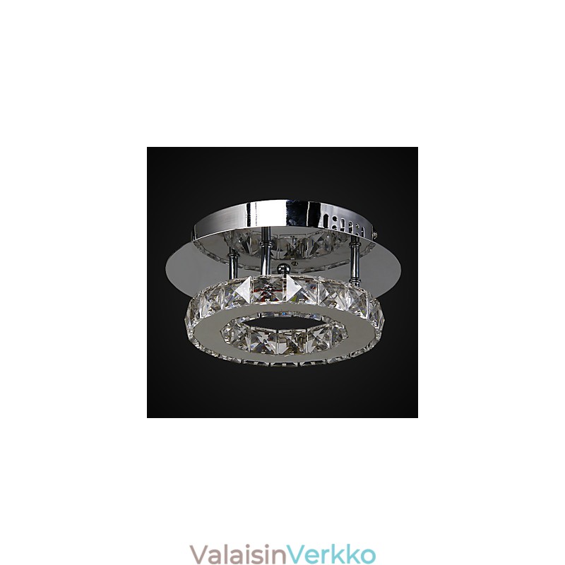 Moderni nykyaikainen Crystal Chrome -tasoteline