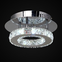 Moderni nykyaikainen Crystal Chrome -tasoteline