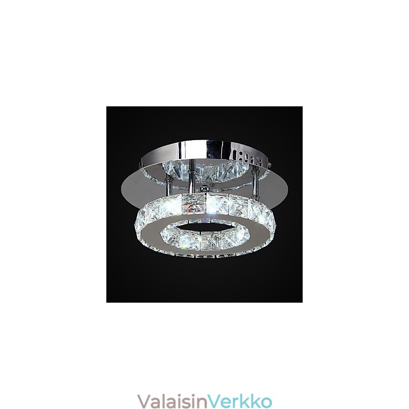 Moderni nykyaikainen Crystal Chrome -tasoteline