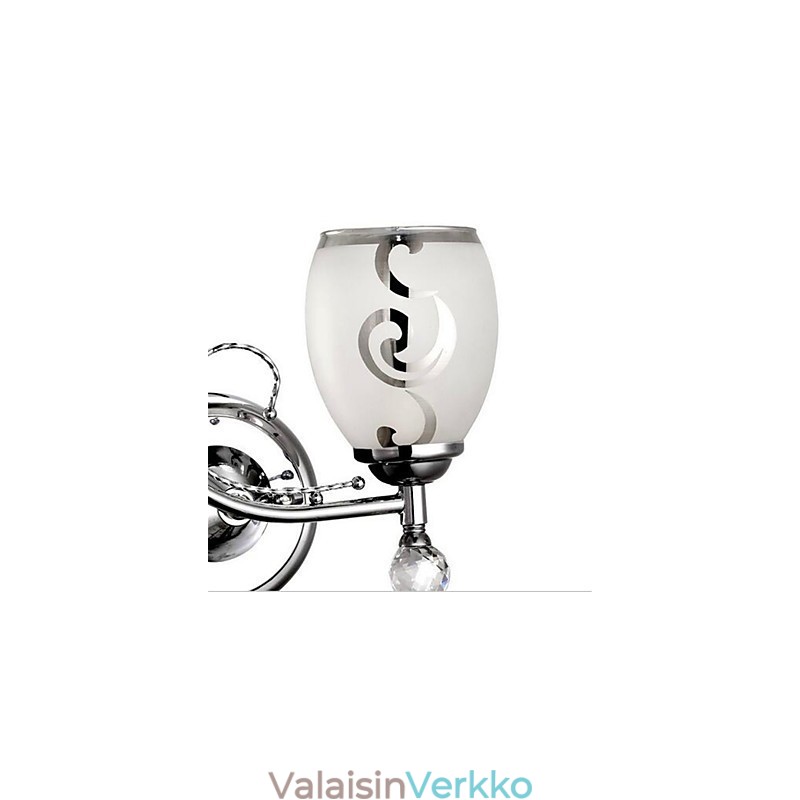 Moderni nykyaikainen galvanoitu ominaisuus Crystal Style Ambient Light -seinälamppuihin