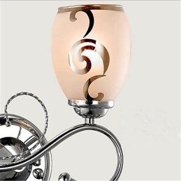 Moderni nykyaikainen galvanoitu ominaisuus Crystal Style Ambient Light -seinälamppuihin