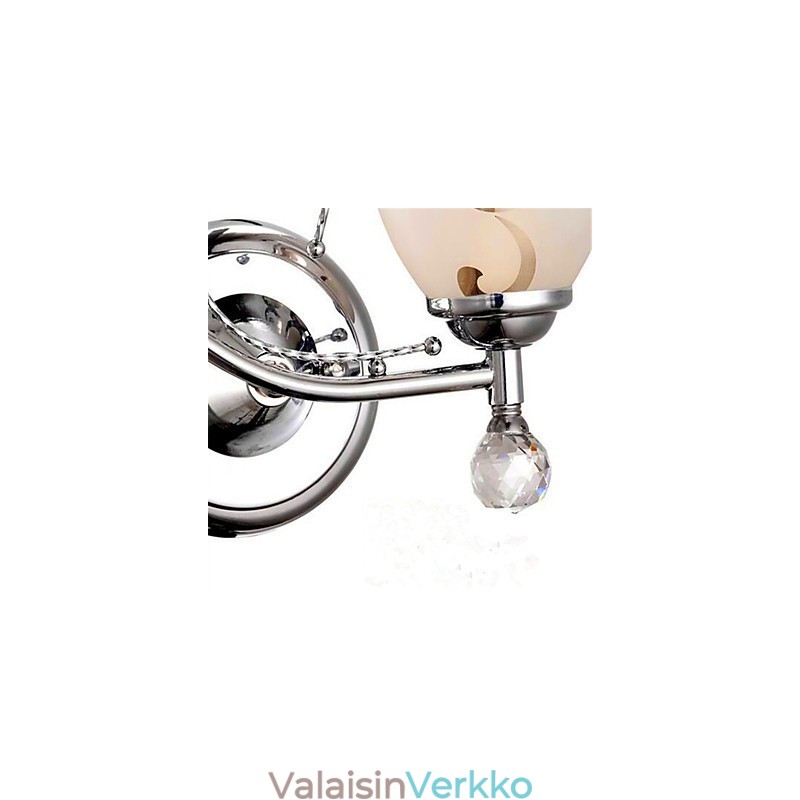 Moderni nykyaikainen galvanoitu ominaisuus Crystal Style Ambient Light -seinälamppuihin