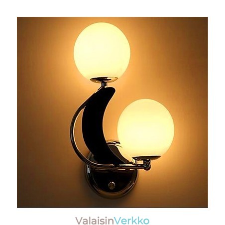 Moderni ja nykyaikainen hopeinen ominaisuus Ambient Light -seinävalaisimiin Moderni ja nykyaikainen hopeinen ominaisuus Ambient Light -seinävalaisimiin