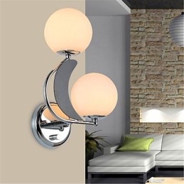 Moderni ja nykyaikainen hopeinen ominaisuus Ambient Light -seinävalaisimiin