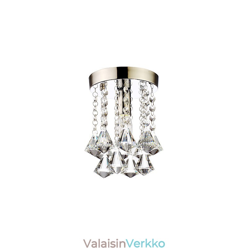 Moderni nykyaikainen perinteinen klassinen Country Crystal Mini Style Chrome Crystal uppoteline