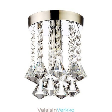 Moderni nykyaikainen perinteinen klassinen Country Crystal Mini Style Chrome Crystal uppoteline Moderni nykyaikainen perinteinen klassinen Country Crystal Mini Style Chrome Crystal uppoteline